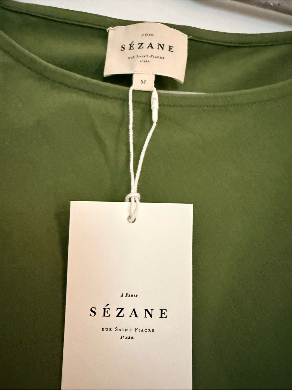 Sezane Pippa Dress - lime green - Medium - Picture 6 of 6